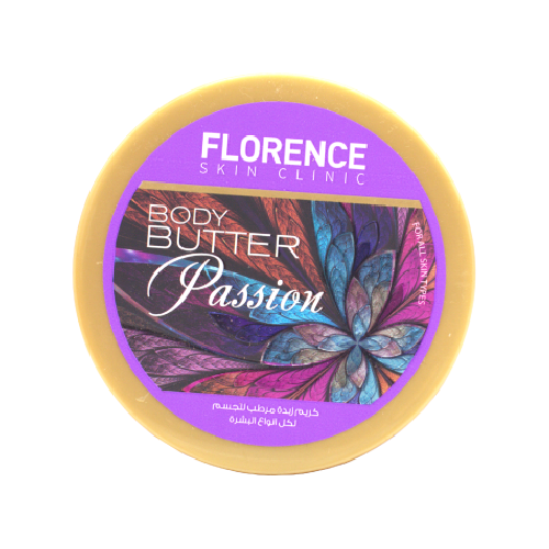 Florence Moisturizing Body Butter Cream, All Skin Types, 200ml - Deep Hydration, Softening
