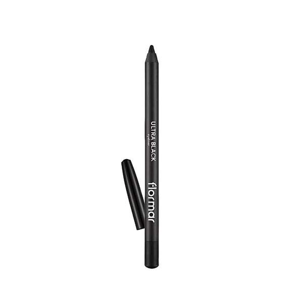 Flormar Ultra Eyeliner Pencil, Black, Long-Lasting, Vitamin-Enriched