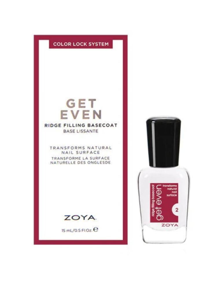 Base Coat Nail Polish Ridge Filler Zoya Get Even 15ml