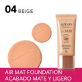 Bourjois Air Mat Foundation, Matte Finish, 24-Hour Wear, 04 Beige