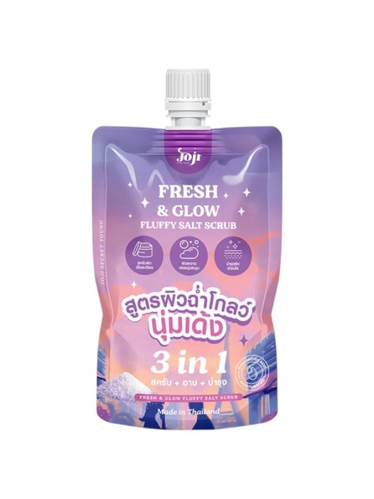 Joji Secret Young 3-in-1 Fresh & Glow Fluffy Salt Scrub 350g