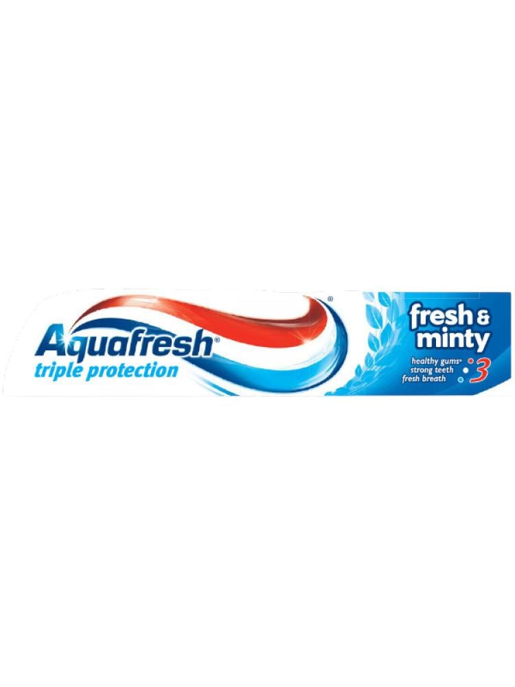 Toothpaste for Gum Protection Triple Action Mint Aquafresh 125ml