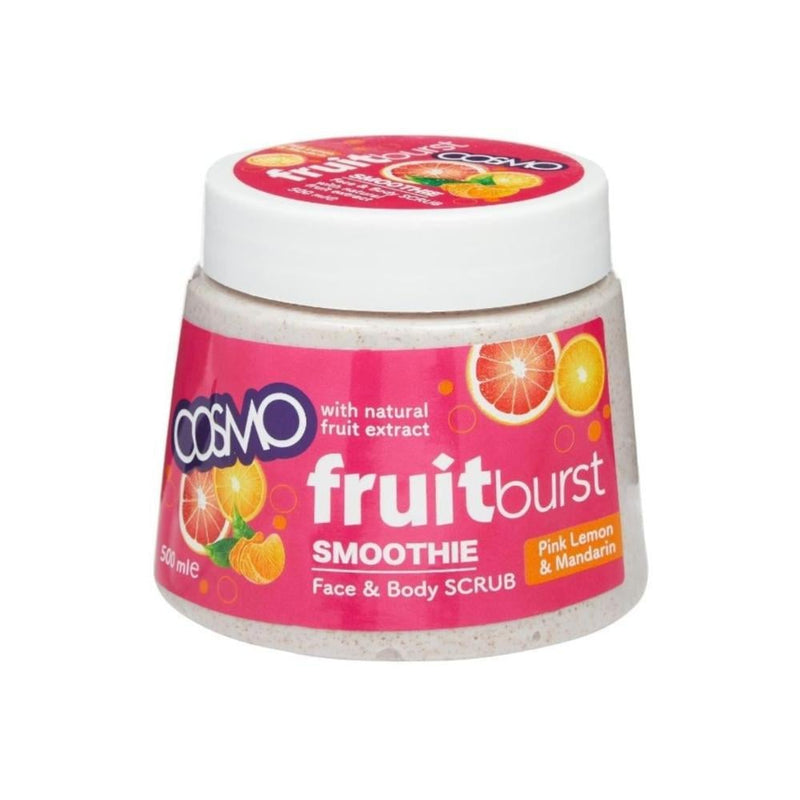 Cosmo Face and Body Scrub, Pink Lemon and Mandarin, 500ml