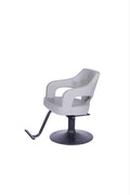 Salon System Women's Hairdressing Chair Gray Open Back