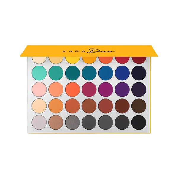 Kara Duo Eyeshadow Palette 35 Colors Matte Shimmer Pro8