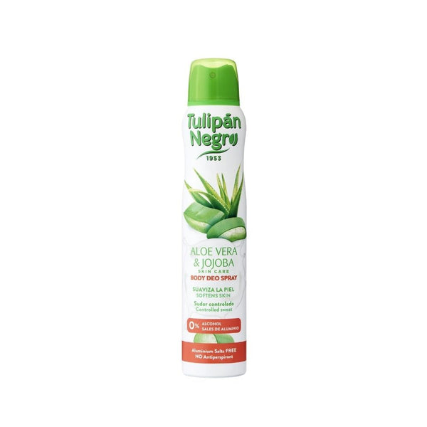 Tulipan Negro Aloe Vera and Jojoba Deodorant Spray, 48-Hour Protection, 200ml