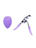 Makeup Sponge and Eyelash Curler Set Lash Lift Beauty System Assorted Colors