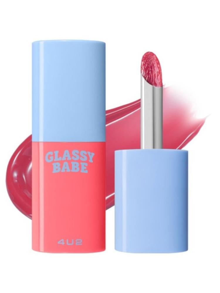 4U2 Glassy Babe Lip Gloss 4g | 08 Bikini Mood