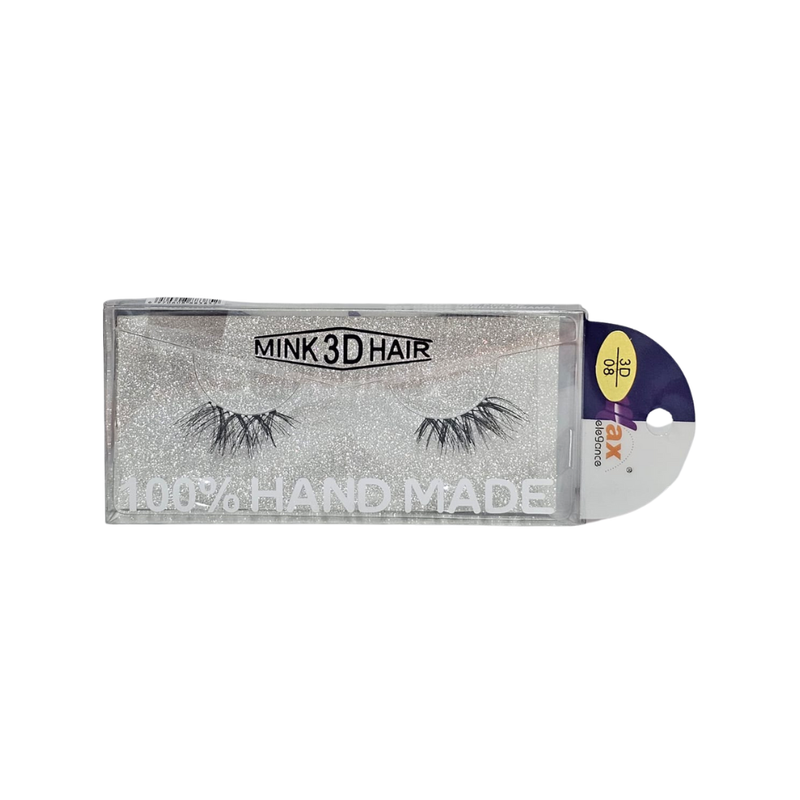 Max Elegance 3D Natural Hair Eyelashes - Thickening, Lightweight