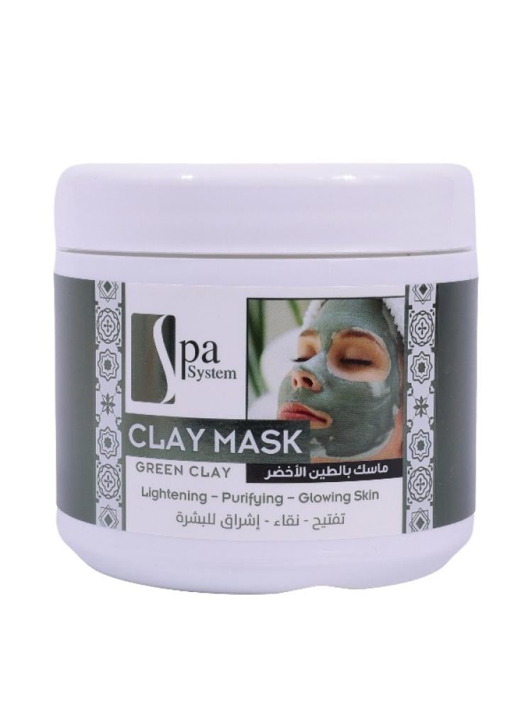Spa System Green Clay Facial Mask - 600g