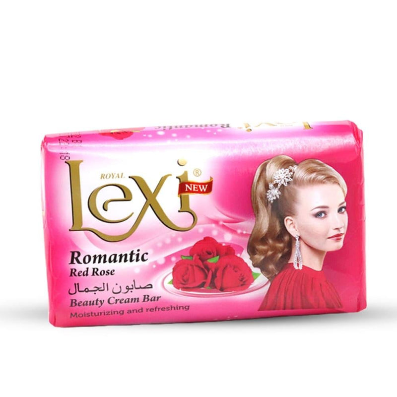 Natural Bar Soap Rose Scented Moisturising Beauty Bar Royal Lexi 120g
