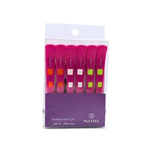 Pastel Hair Clips, Colorful Hair Accessories, Strong Hold, 6 Count