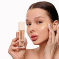Neverti Natural Glow Foundation, Moisturizing, Hazelnut, 008