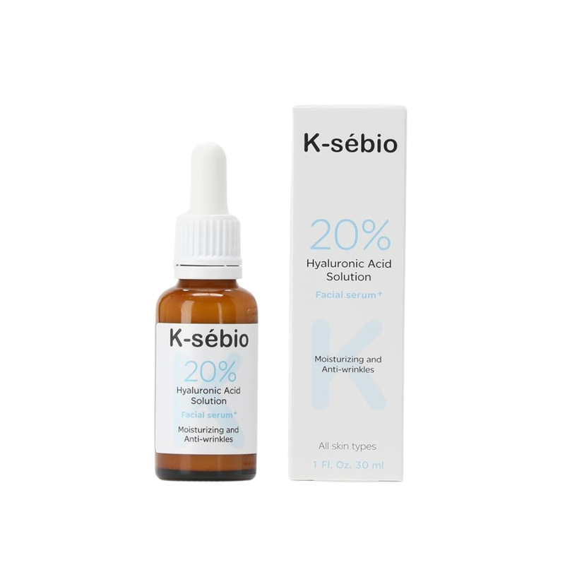 K-Cibio Hyaluronic Acid 20% Serum, Hydrating Facial Treatment, 30ml