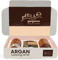 Light Brown Hair Dye Oil Kit Ash Blond 8.1 Argan Infused 75ml