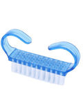 Salon System Manicure and Pedicure Brush Set - 12 Pieces - Blue