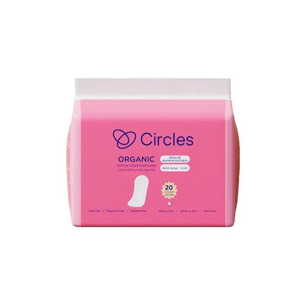 Cotton Sanitary Pads Ultra Soft Regular Organic Cotton Cover Circles 20 Pads