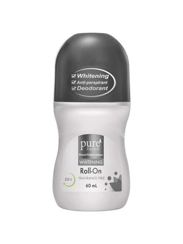 Pure Beauty Fragrance-Free Antiperspirant Roll-On Deodorant - 60ml