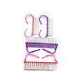 Max Elegance Nail Scrub and Cleanser Brush with Ergonomic Handle