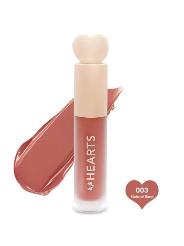 Hearts Ultra-Light Liquid Matte Lipstick Natural Sand 003