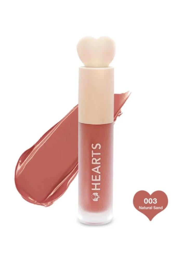 Hearts Ultra-Light Liquid Matte Lipstick Natural Sand 003