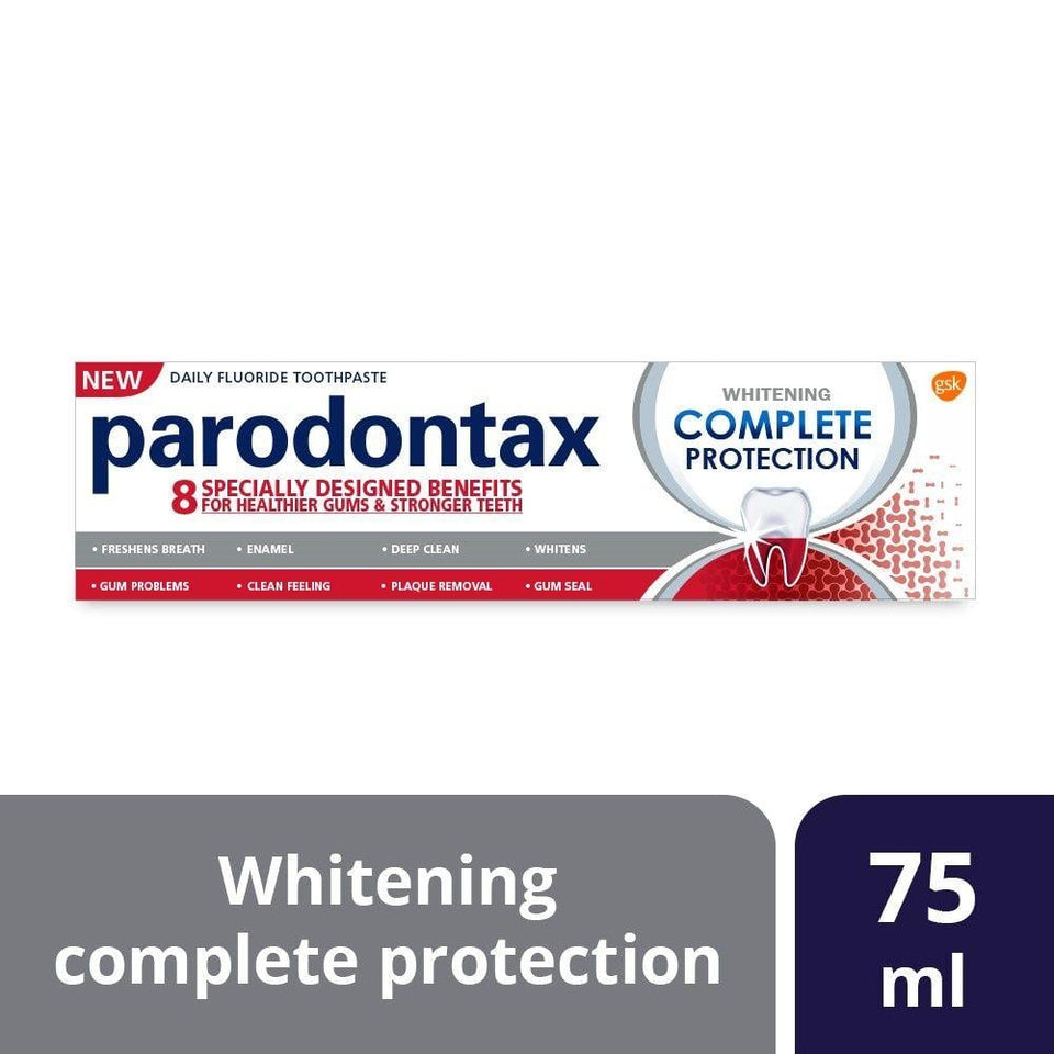 Parodontax Whitening Complete Protection Toothpaste for Healthy Gums & Teeth 75ml