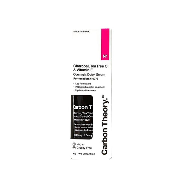 Carbon Theory Charcoal Tea Tree Oil Vitamin E Serum - 30ml