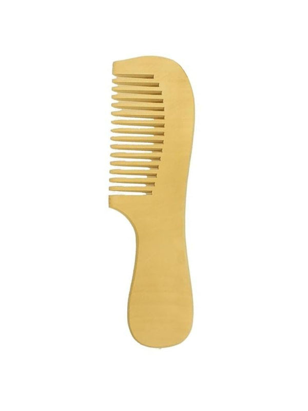 Hair System Wide Tooth Wooden Comb - Anti-Static