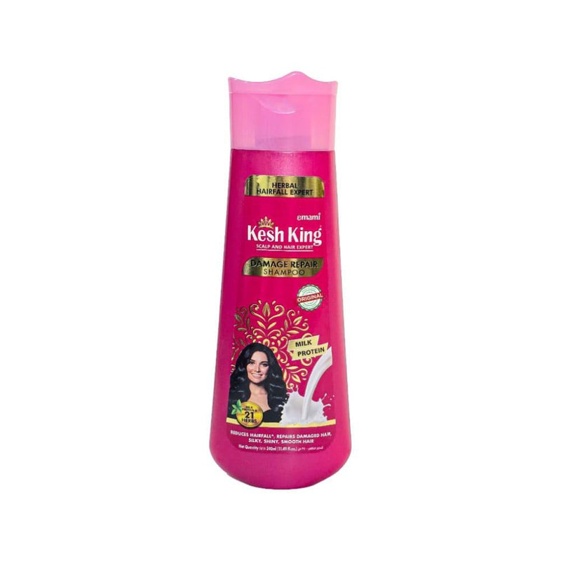 Damage Repair Shampoo Hair Fall Control Ayurvedic Milk Protein Emami Kesh King 340ml