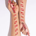 Pink Flash Liquid Lipstick and Lip Gloss Duo M02, Matte and Glossy Finish