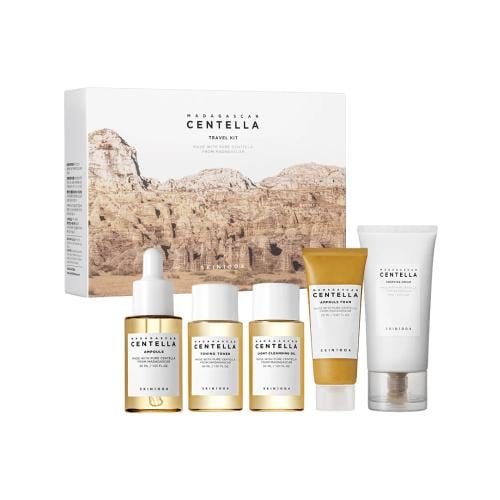 Skin1004 Centella Madagascar Skincare Set: Cleansing Oil, Toner, Ampoule
