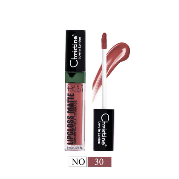 Christine Matte Liquid Lipstick No. 30 Waterproof Long-Wear