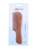 UniPro Detangling Comb Wooden Handle 18.5 cm