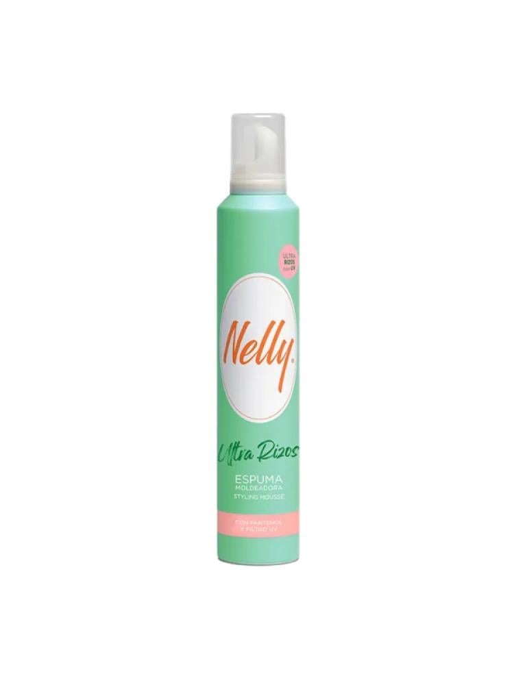Nelly Extra Strong Hold Styling Mousse - Panthenol, UV Filter - 75ml