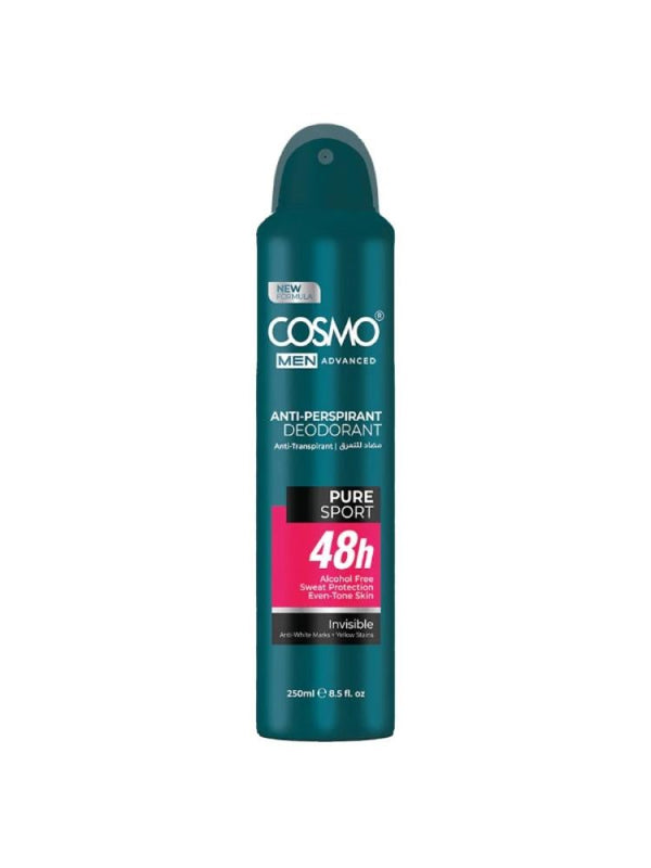 Cosmo Pure Sport Anti-Perspirant Deodorant - 250ml