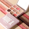 Beauty Creations Nude X Eyeshadow Palette, 9 Shades, Matte Finish