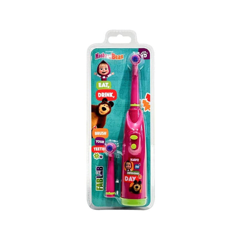 Electric Toothbrush for Kids Masha and the Bear Fablab with Extra Brush