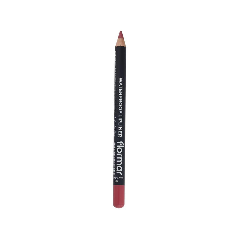 Waterproof Lip Liner Pencil Long-Lasting Flormar Sour Cherry 241 1.2g