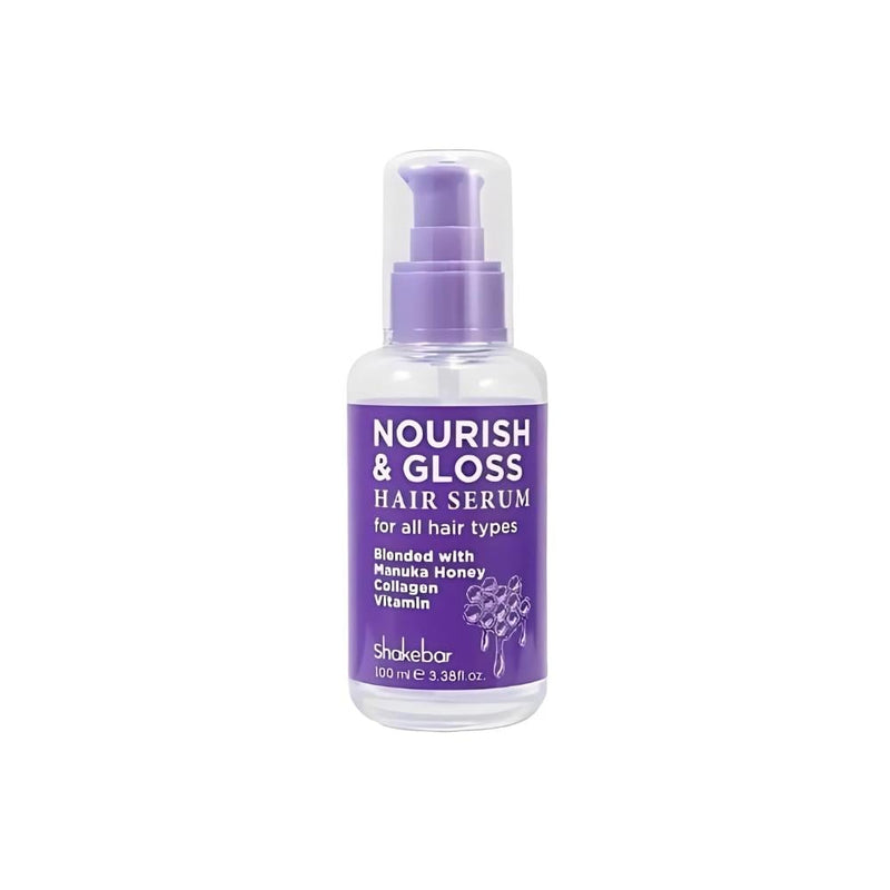 Shakebar Hair Serum, Manuka Honey and Collagen, 100ml, For Dry and Color-Treated Hair