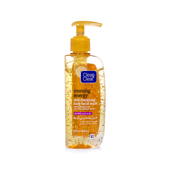 Clean & Clear Daily Facial Wash with Lemon and Papaya Extracts for a Radiant Glow, 150ml