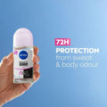 Nivea Black & White Deodorant Roll-On - 50ml