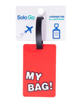 Solo Go Luggage Tag Information Add-on BK25-322 for Easy Bag Identification