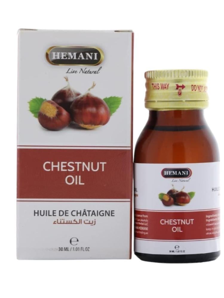 Hemani Chestnut Oil - Supports Circulation and Bone Health - 30ml