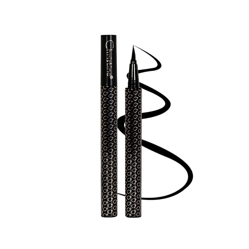 Christine Waterproof Liquid Eyeliner Matte Finish Black