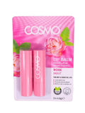 Cosmo Rose & Mint Soothing Lip Balm - 2 x 4.5g