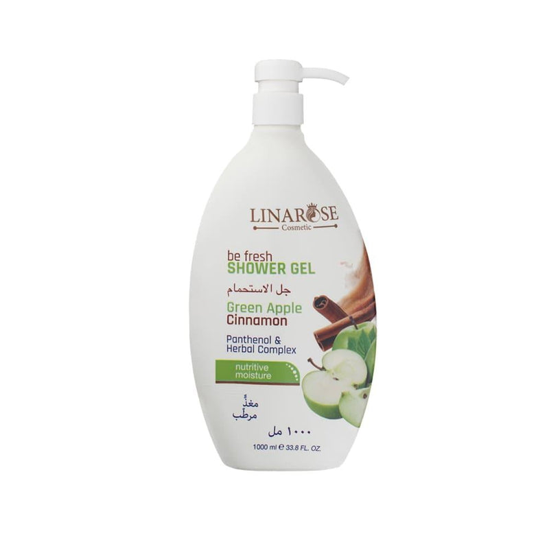 Buy Shower Gel Nourishing Green Apple & Cinnamon Lina Rose 1000ml