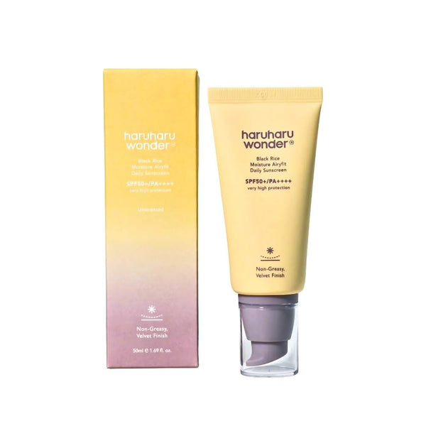 Haruharu Wonder Black Rice Moisture Airyfit Daily Sunscreen SPF50+ PA++++ 50ml