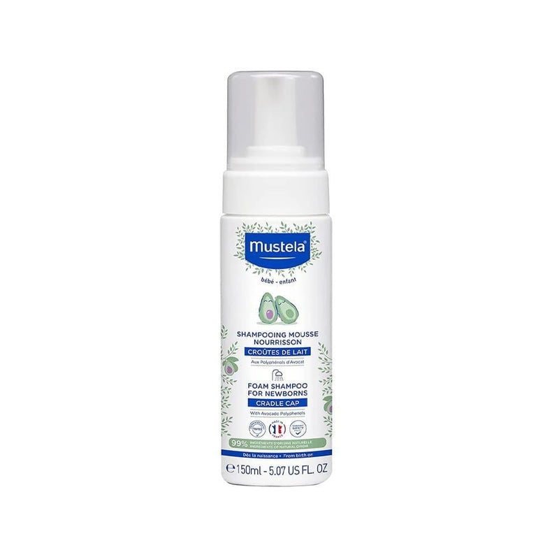 Foaming Baby Shampoo for Cradle Cap Mustela Newborn 150ml