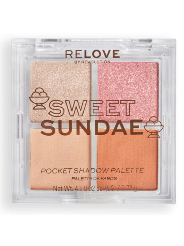 Relove Sweet Sunday Eyeshadow Palette - 4 Colors