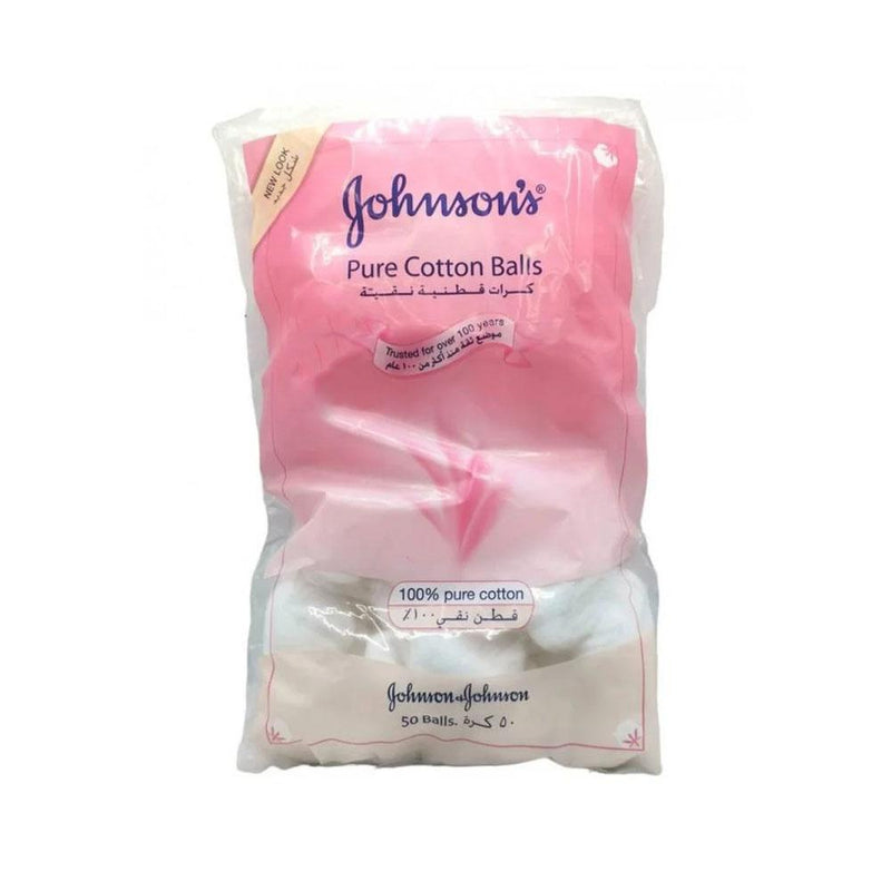Best Cotton Balls Pure 100% Cotton JOHNSON'S 50 Balls